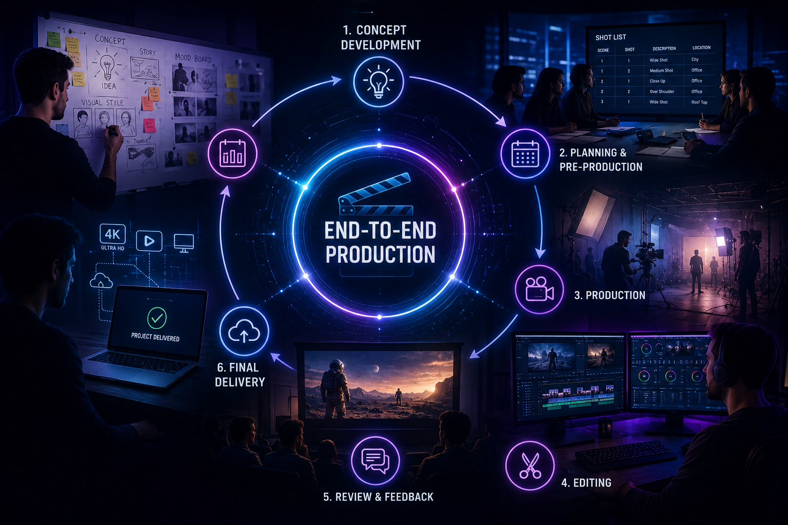 End-to-End Production